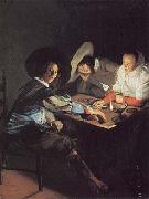 Judith leyster A Game of Tric-Trac oil on canvas